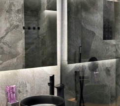 Дом «DOUBLE» с банным чаном на террасе в Luxe House
