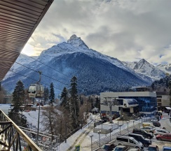 Стандарт 2-х местный с видом на горы (двуспальная кровать) в Grand hotel