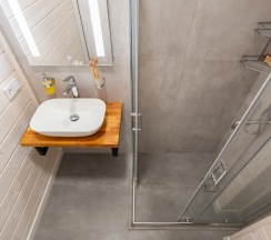 Домик с террасой в Calista