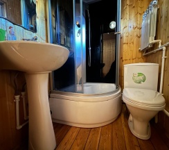 Двухместный номер с двуспальной или 2 односпальными кроватями в Лесная Сказка