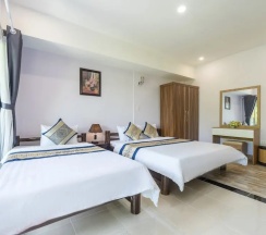 Трёхместное бунгало с видом на сад в Mai Phuong Resort Phu Quoc