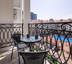 Евродвушка 50 кв.м. на берегу моря с бассейном ул. Мира 44 в Милка