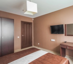 Апартаменты Superior c 1 комнатой с балконом и с красивым видом из окна в Комплекс апартаментов Комфорт