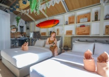 Двухместный номер Standard с красивым видом из окна двуспальная кровать в Beach House Camp