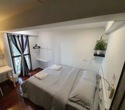 Двухместный номер Economy с видом на сад (двуспальная кровать) в Home16 Hostel 16