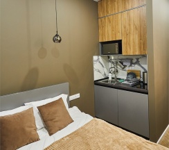 Стандарт с 1 двуспальной кроватью в Port comfort by Moyka