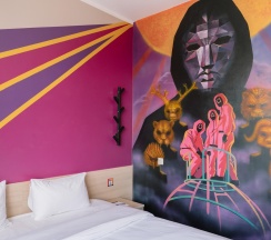 2-х местный в блоке Compact с балконом и видом на горы в Ays Design Hotel