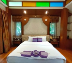 Двухместная вилла двуспальная кровать в Vartika Resovilla KuiBuri Beach Resort and Villas
