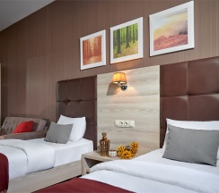 Стандартный двухместный номер с 2 отдельными кроватями в Golden Tulip