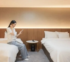 Двухместный номер Deluxe 2 отдельные кровати в Hwaseong Stay13 Hotel