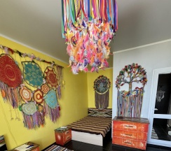 Кровать в 2-местном общем номере Шаман в Дом Радости