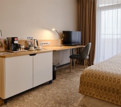 Супериор на верхних этажах с видом на город в Холидей Инн Москва Сокольники