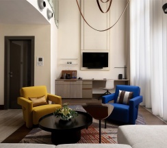 Номер Duplex двухуровневый, вид на море - с двуспальной кроватью и диваном в Swissotel Resort Сочи Камелия