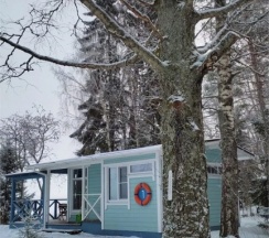 Двухместный коттедж Classic с красивым видом из окна 2 отдельные кровати в Море