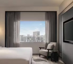 Двухместный люкс c 1 комнатой двуспальная кровать в Hilton Singapore Orchard