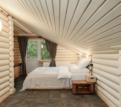 Luxe** Room двухкомнатный с видом на горы и реку (к1R3) в Шале Леший