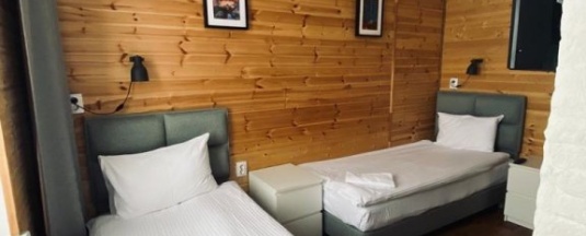 Двухместный номер Комфорт с видом на внутренний двор 2 отдельные кровати в 45 причал