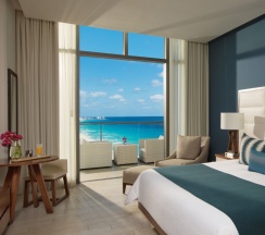 Двухместный номер Preferred club Deluxe с видом на океан (двуспальная кровать) в Secrets The Vine Cancun - Adults Only - All Inclusive