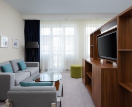 Номер студия улучшенный с видом на реку в Radisson Residences Zavidovo