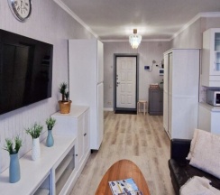 Двухместные апартаменты с красивым видом из окна двуспальная кровать в Travel`s Apart