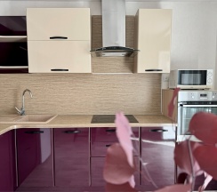 Апартаменты с панорамным видом на 16 этаже в Призма