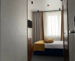 Номер категории Эконом с одной двухспальной кроватью в Loft Boutique