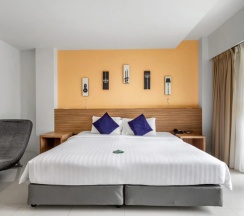 Двухместное Pent Pool двуспальная кровать в The Lantern Resorts Patong