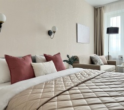 "North Lake" Квартира-студио (Метро Озерки/Просвещения, 10 минут пешком) в Rauktis apartments