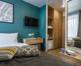 Двухместный номер эконом с одной большой кроватью в Trips Hotel