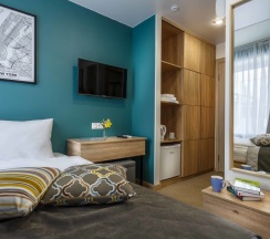 Двухместный номер эконом с одной большой кроватью в Trips Hotel