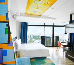 Двухместная Studio с видом на океан 2 отдельные кровати в Siam@Siam Design Hotel Pattaya