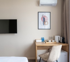 Двухместный номер с частичным видом на море в Kinney hotel sea view