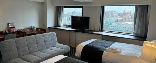 Двухместный номер Deluxe 2 отдельные кровати в APA Hotel Tokyo Ojima