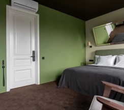 Двухместные апартаменты (двуспальная кровать) в Апартаменты Room Comfort plus Terrace в Nikolaev Building