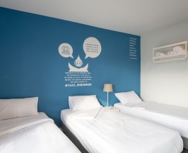 Трёхместный номер Standard с видом на город в Yaks House Hostel