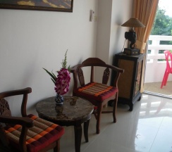 Студия с балконом в Beachfront Cozy Studio