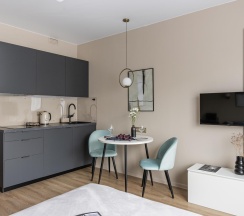 Апартаменты студия в Satin Home Apart