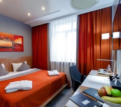 Двухместный номер Deluxe с видом на город 2 отдельные кровати в MILDOM PREMIUM HOTEL