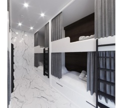 Койко место в Женском 8-местном номере в The 7 hostels