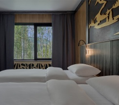 Стандарт в мотеле с балконом в Среди Гор