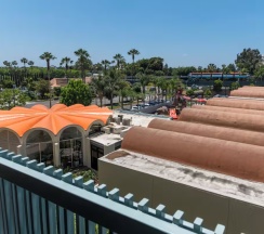 Четырёхместный номер корпус 1 Superior с видом на парк в Howard Johnson by Wyndham Anaheim Hotel and Water Playground