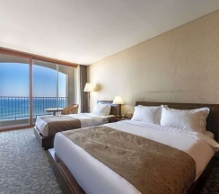 Двухместный номер Deluxe с видом на море 2 отдельные кровати в Hotel Maremons