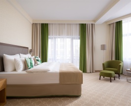 Делюкс с видом на сад в Green Resort