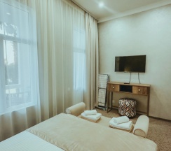 Апартаменты с 3 комнатами с видом на море в Нарт