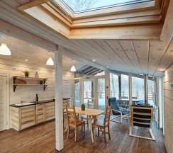 Шале с одной спальней в Kamchatka forest lodge