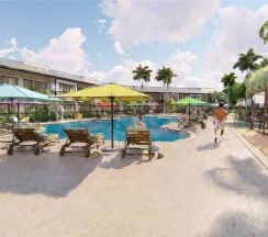 Апартаменты с балконом в Deluxe King Resort View Rm 107 Apartment 1