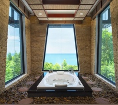 Двухместный номер Grande с джакузи Deluxe двуспальная кровать в Отель Panviman Resort Koh Phangan