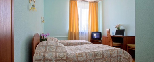 Номер стандарт с 2 односпальными кроватями в Волга