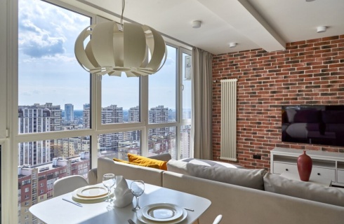 Беларусь, Боровляны: Апартаменты Апартаменты Румер в современном жилом комплексе у ТЦ Дана Молл