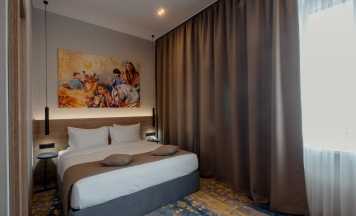 Двухместный номер Standard двуспальная кровать в Qazaq Hotel Premium